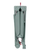 Lionelo Patut pliabil multifunctional Ellen Verde cu laterala culisanta nivel suplimentar intrare laterala cu fermoar 2 roti saltea pliabila si geanta de transport incluse 0-36 luni pana la 15 kg 120x60 cm