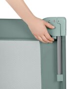 Lionelo Patut pliabil multifunctional Ellen Verde cu laterala culisanta nivel suplimentar intrare laterala cu fermoar 2 roti saltea pliabila si geanta de transport incluse 0-36 luni pana la 15 kg 120x60 cm