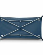 Lionelo Patut pliabil Stefi Blue Navy cu un nivelintrare laterala cu fermoar roti conform cu standardul european de securitate EN 716