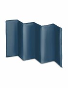 Lionelo Patut pliabil Stefi Blue Navy cu un nivelintrare laterala cu fermoar roti conform cu standardul european de securitate EN 716