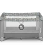 Lionelo Patut pliabil Stefi Grey cu un nivel intrare laterala cu fermoar roti conform cu standardul european de securitate EN 716