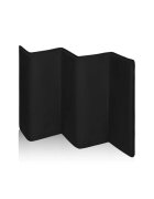 Lionelo Patut pliabil Stefi Negru cu un nivel intrare laterala cu fermoar 2 roti 120x60 cm conform cu standardul european de securitate EN 716