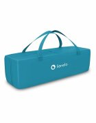 Lionelo Patut pliabil Stefi Turquoise cu un nivel intrare laterala cu fermoar roti conform cu standardul european de securitate EN 716