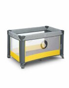 Lionelo Patut pliabil Stefi Yellow Lemon cu un nivel intrare laterala cu fermoar roti conform cu standardul european de securitate EN 716