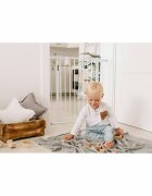 Lionelo Poarta de siguranta cu suruburi Truus Slim Led cu lumina led cu senzor 105 cm alb