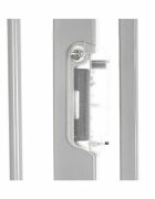 Lionelo Poarta de siguranta cu suruburi Truus Slim Led cu lumina led cu senzor 105 cm gri