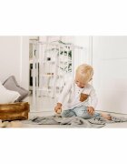Lionelo Poarta de siguranta cu suruburi Truus Slim Led cu lumina led cu senzor 105 cm gri