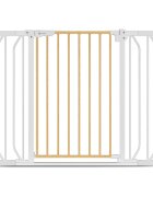 Lionelo Poarta de siguranta prin presiune Truus Slim 105 cm gri deschisnatur