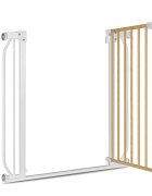 Lionelo Poarta de siguranta prin presiune Truus Slim 105 cm gri deschisnatur
