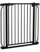 Lionelo Poarta de siguranta prin presiune Truus Slim 105 cm Negru Onyx