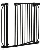 Lionelo Poarta de siguranta prin presiune Truus Slim 105 cm Negru Onyx