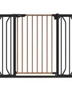 Lionelo Poarta de siguranta prin presiune Truus Slim 105 cm negrunatur