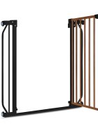 Lionelo Poarta de siguranta prin presiune Truus Slim 105 cm negrunatur