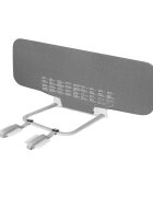 Lionelo Protectie laterala pat Lora Gri pliabila sistem de blocare StandSafe geanta de transport inclusa
