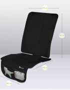 Lionelo Protectie pentru bancheta masinii Sikker 1215x475 cm Negru