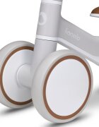 Lionelo Ride-On copii fara pedale Villy Bejde la 12-36 luniroti din spuma EVAsistem de blocare a directieiinaltimea scaunului de la sol 26 cm greutate maxima admisa 30 kg