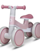 Lionelo Ride-On copii fara pedale Villy Rozde la 12-36 luniroti din spuma EVAsistem de blocare a directieiinaltimea scaunului de la sol 26 cm greutate maxima admisa 30 kg