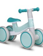Lionelo Ride-On copii fara pedale Villy Verde turcoazde la 12-36 luniroti din spuma EVAsistem de blocare a directieiinaltimea scaunului de la sol 26 cm greutate maxima admisa 30 kg