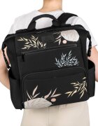 Lionelo Rucsac impermeabil Cube pentru mamici cu 12 compartimente Lovin Negru