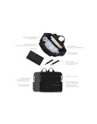 Lionelo Rucsac impermeabil Cube pentru mamici cu 12 compartimente Negru