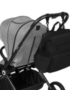 Lionelo Rucsac impermeabil Cube pentru mamici cu 12 compartimente Negru