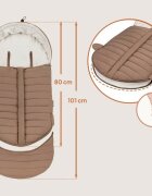 Lionelo Sac de iarna Oli Maro pentru carucior landou sau scaun auto 101x45 cm impermeabil rezistent pana la -20 grade extensibil