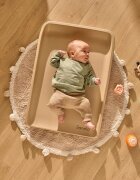 Lionelo Saltea de infasat Megs Bej moale utilizabil si fara husa impermeabila ergonomic 70x49 cm fara BPA Conform cu standardul EN71-3 0 luni+