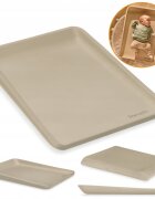 Lionelo Saltea de infasat Megs Bej moale utilizabil si fara husa impermeabila ergonomic 70x49 cm fara BPA Conform cu standardul EN71-3 0 luni+