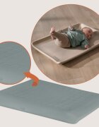 Lionelo Saltea de infasat Megs Gri moale impermeabila design ergonomic 70x49 cm fara BPA