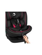 Lionelo Scaun auto Bastiaan i-Size 4in1 cu spatar inclinabil in 4 pozitii rotire 360 grade 0-36 kg Black Red