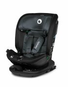 Lionelo Scaun auto Bastiaan RWF Gri i-Size pozitie de somn protectie laterala rotire 360 grade 0-36 kg cu isofix si centura Top Tether conform cu standardul european de securitate ECE R129