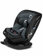 Lionelo Scaun auto Bastiaan RWF Gri i-Size pozitie de somn protectie laterala rotire 360 grade 0-36 kg cu isofix si centura Top Tether conform cu standardul european de securitate ECE R129