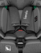 Lionelo Scaun auto i-Size Braam 0-36 Kg 40-150 cm cu isofix si picior de fixare gri