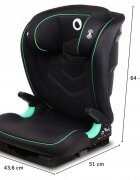 Lionelo Scaun auto i-Size Neal cu isofix 15-36 kg Black Onix