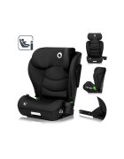Lionelo Scaun auto i-Size Neal Negru spatar reglabil in 4 pozitii tetiera in 10 pozitii suport sticla inclus 15-36 Kg 100-150 cm cu isofix conform ECE R129