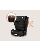 Lionelo Scaun auto i-Size Neal Negru spatar reglabil in 4 pozitii tetiera in 10 pozitii suport sticla inclus 15-36 Kg 100-150 cm cu isofix conform ECE R129