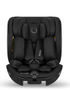 Lionelo Scaun auto Moxie Next I-Size negru 40-105 cm cu tetiera reglabila pe 8 trepte inclinare spatar in 5 pozitii si husa detasabila Conform cu R129