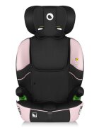 Lionelo Scaun auto pentru copii Levi Fix Roz i-Size 76-150 cm 123 isofix + Top Tether tetiera reglabila testat la impact conform cu R129