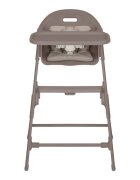 Lionelo Scaun de masa Beny Taupe cu suport pentru picioare tavita ajustabila in 2 pozitii insertie moale centuri in 3 puncte sustine 15 kg 6 luni+