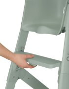 Lionelo Scaun de masa Beny Verde cu suport pentru picioare tavita ajustabila in 2 pozitii insertie moale centuri in 3 puncte sustine 15 kg 6 luni+