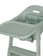Lionelo Scaun de masa Beny Verde cu suport pentru picioare tavita ajustabila in 2 pozitii insertie moale centuri in 3 puncte sustine 15 kg 6 luni+