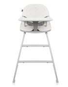 Lionelo Scaun de masa Dalia Gri Stone 2 in 1 transformabil cu 2 suporturi pentru picioare tavita detasabila sustine 60 kg 6 luni+ conform cu EN14988