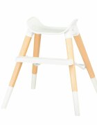 Lionelo Scaun de masa Mona 4 in 1 transformabil reglabil in inaltime in 3 pozitii Stone