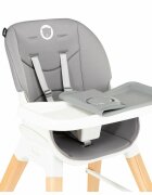 Lionelo Scaun de masa Mona 4 in 1 transformabil reglabil in inaltime in 3 pozitii Stone