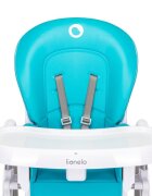 Lionelo Scaun de masa reglabil Linn Plus din metal turcoaz