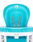 Lionelo Scaun de masa reglabil Linn Plus din metal turcoaz