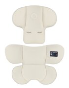 Lionelo Scoica auto i-Size Astrid Crem 0-13 kg 40-87 cm cu salteluta testat ADAC conform cu standardul european de securitate R129