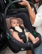 Lionelo Scoica auto i-Size Astrid Crem 0-13 kg 40-87 cm cu salteluta testat ADAC conform cu standardul european de securitate R129