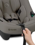 Lionelo Scoica auto i-Size Astrid Taupe 0-13 kg 40-87 cm cu salteluta testat ADAC conform cu standardul european de securitate R129