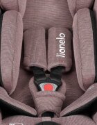 Lionelo Scoica auto Moxie Mov i-Size include baza rotativa 360 cu picior de fixare 40-87 cm tetiera reglabila intarita cu spuma de memorie carcasa ventilata din bambus protectie avansata conform R129
